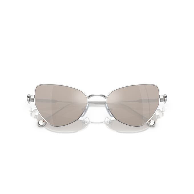 Occhiali da sole con clip 2 in 1, modello di tendenza, forma a occhio di gatto, Sk7011, bianco Occhiali da sole con clip 2 in 1, modello di tendenza, forma a occhio di gatto, Sk7011, bianco