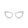 Occhiali da sole con clip 2 in 1, modello di tendenza, forma a occhio di gatto, Sk7011, bianco Occhiali da sole con clip 2 in 1, modello di tendenza, forma a occhio di gatto, Sk7011, bianco