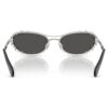 Occhiali da sole di forma ovale, clip-on 2 in 1, Sk7044, color argento Occhiali da sole di forma ovale, clip-on 2 in 1, Sk7044, color argento