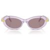 Occhiali da sole di forma ovale, rosa Occhiali da sole di forma ovale, rosa