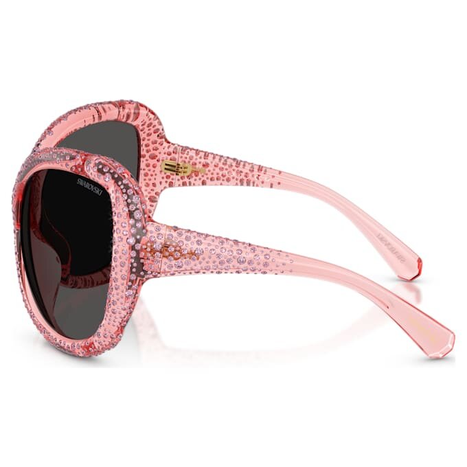 Occhiali da sole oversize, forma cat-eye, Sk6052, rosa Occhiali da sole oversize, forma cat-eye, Sk6052, rosa