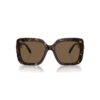 Occhiali da sole oversize, forma quadrata, SK6001, marroni