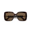 Occhiali da sole oversize, forma quadrata, SK6001, marroni