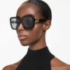 Occhiali da sole oversize, forma quadrata, SK6001, nero Occhiali da sole oversize, forma quadrata, SK6001, nero