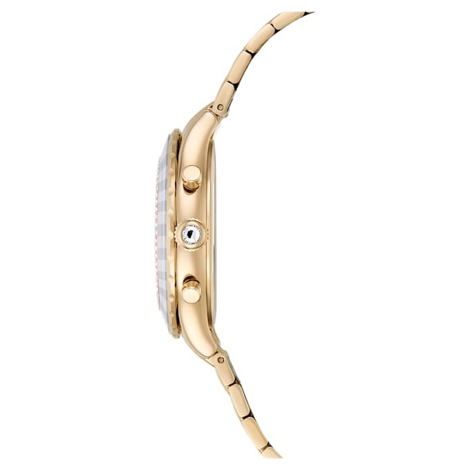 Octea Chrono Watch Swiss Made, bracciale in metallo, color oro, finitura color oro champagne Octea Chrono Watch Swiss Made, bracciale in metallo, color oro, finitura color oro champagne