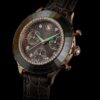 Octea Chrono Watch Swiss Made, cinturino in pelle, grigio, finitura color oro rosa Octea Chrono Watch Swiss Made, cinturino in pelle, grigio, finitura color oro rosa