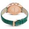 Octea Chrono Watch Swiss Made, cinturino in pelle, verde, finitura color oro rosa Octea Chrono Watch Swiss Made, cinturino in pelle, verde, finitura color oro rosa