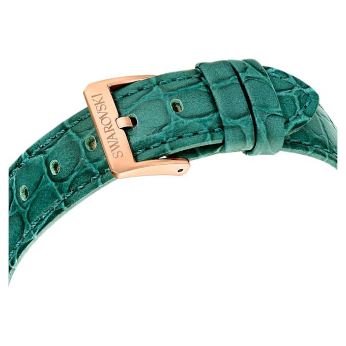 Octea Chrono Watch Swiss Made, cinturino in pelle, verde, finitura color oro rosa Octea Chrono Watch Swiss Made, cinturino in pelle, verde, finitura color oro rosa