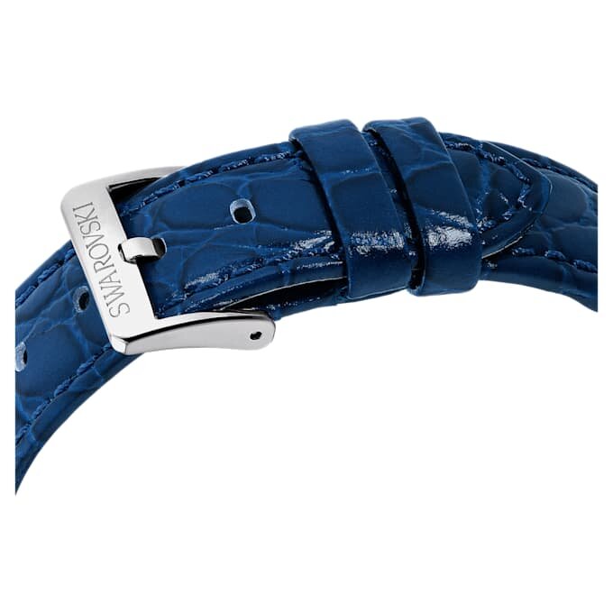 Octea Moon Watch Swiss Made, Luna, cinturino in pelle, blu, acciaio inossidabile Octea Moon Watch Swiss Made, Luna, cinturino in pelle, blu, acciaio inossidabile