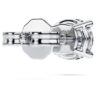 Orecchini a bottone Eternity con diamanti sintetici 0,5 Ct Tw, singoli, forma rotonda, oro bianco 14K Orecchini a bottone Eternity con diamanti sintetici 0,5 Ct Tw, singoli, forma rotonda, oro bianco 14K