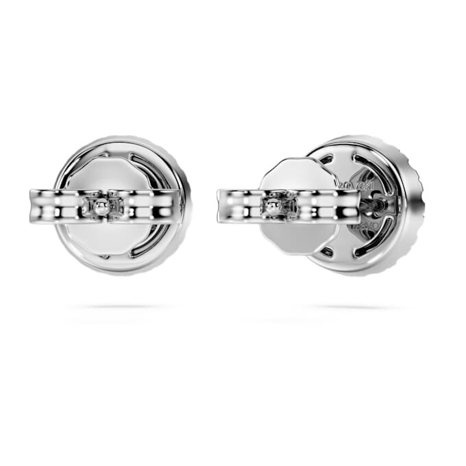 Orecchini a bottone Eternity Halo con diamanti sintetici 0,75 carati in totale, forma rotonda, oro bianco 14K Orecchini a bottone Eternity Halo con diamanti sintetici 0,75 carati in totale, forma rotonda, oro bianco 14K