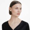 Orecchini a bottone Eternity Halo con diamanti sintetici da 2 Ct in totale, forma rotonda, oro bianco 14K Orecchini a bottone Eternity Halo con diamanti sintetici da 2 Ct in totale, forma rotonda, oro bianco 14K