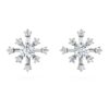 Orecchini a bottone Galaxy con diamanti sintetici 0,5 carati in totale, forma rotonda, oro bianco 14K Orecchini a bottone Galaxy con diamanti sintetici 0,5 carati in totale, forma rotonda, oro bianco 14K