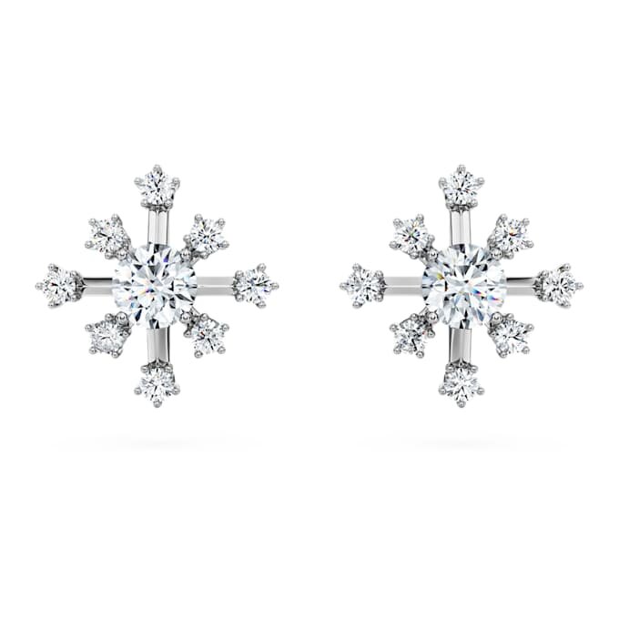 Orecchini a bottone Galaxy con diamanti sintetici 0,5 carati in totale, forma rotonda, oro bianco 14K Orecchini a bottone Galaxy con diamanti sintetici 0,5 carati in totale, forma rotonda, oro bianco 14K