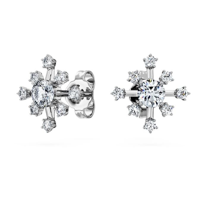 Orecchini a bottone Galaxy con diamanti sintetici 0,5 carati in totale, forma rotonda, oro bianco 14K Orecchini a bottone Galaxy con diamanti sintetici 0,5 carati in totale, forma rotonda, oro bianco 14K