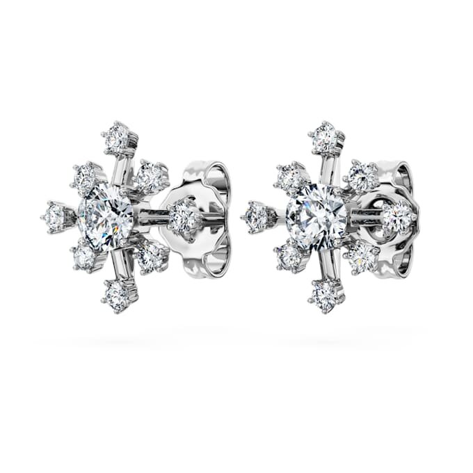 Orecchini a bottone Galaxy con diamanti sintetici 0,5 carati in totale, forma rotonda, oro bianco 14K Orecchini a bottone Galaxy con diamanti sintetici 0,5 carati in totale, forma rotonda, oro bianco 14K