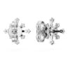Orecchini a bottone Galaxy con diamanti sintetici 0,5 carati in totale, forma rotonda, oro bianco 14K Orecchini a bottone Galaxy con diamanti sintetici 0,5 carati in totale, forma rotonda, oro bianco 14K