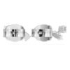 Orecchini a bottone Galaxy con diamanti sintetici 0,5 carati in totale, forme miste, argento sterling Orecchini a bottone Galaxy con diamanti sintetici 0,5 carati in totale, forme miste, argento sterling