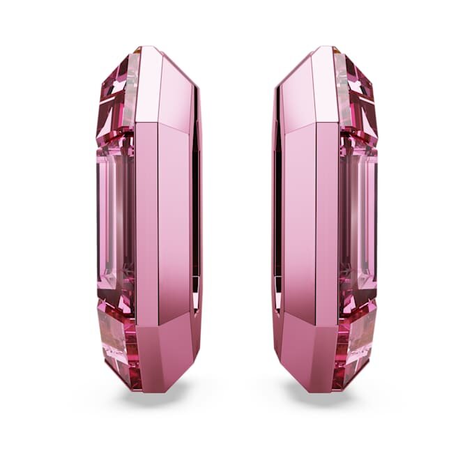 Orecchini a cerchio Lucent a forma di ottagono, piccoli, rosa Orecchini a cerchio Lucent a forma di ottagono, piccoli, rosa