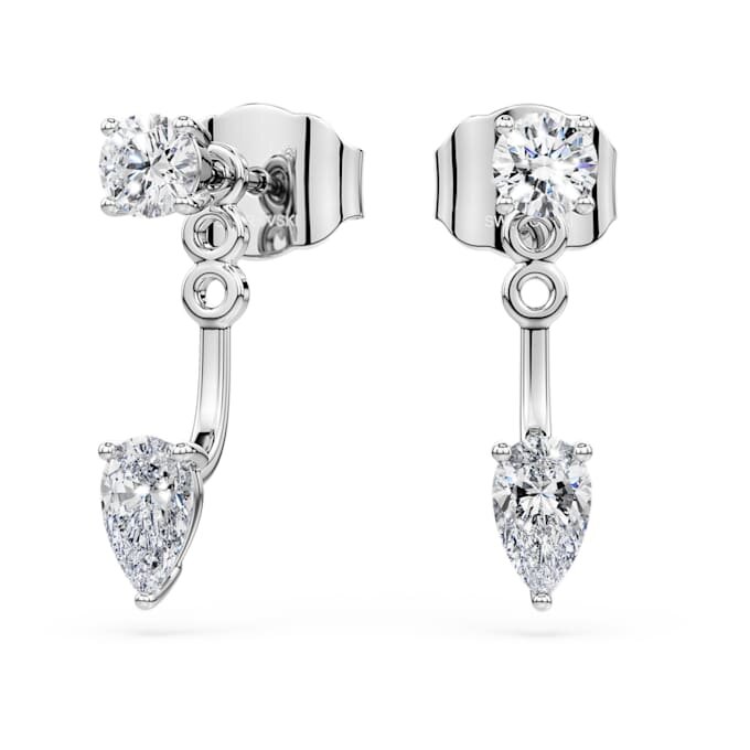 Orecchini Galaxy con diamanti sintetici 0,82 carati in totale, forme miste, argento sterling Orecchini Galaxy con diamanti sintetici 0,82 carati in totale, forme miste, argento sterling