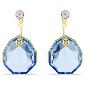 Orecchini Gema Blue, placcati in oro Orecchini Gema Blue, placcati in oro