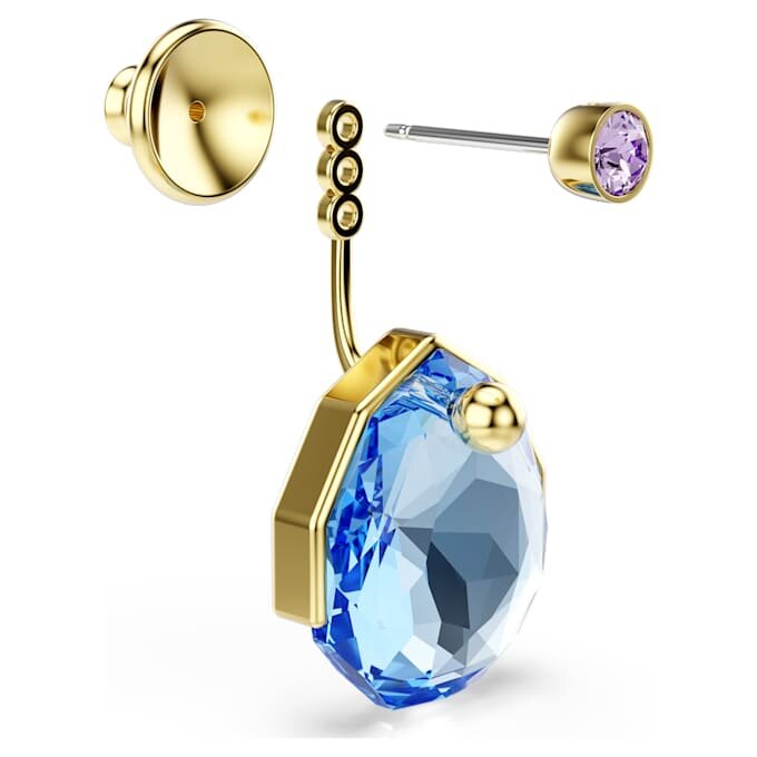 Orecchini Gema Blue, placcati in oro Orecchini Gema Blue, placcati in oro