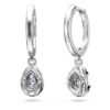 Orecchini pendenti Eternity con diamanti sintetici da 1,25 carati in totale, forma a pera, oro bianco 14K Orecchini pendenti Eternity con diamanti sintetici da 1,25 carati in totale, forma a pera, oro bianco 14K