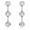 Orecchini pendenti ottagonali con diamanti sintetici 0,6 carati in totale, forma rotonda, argento sterling Orecchini pendenti ottagonali con diamanti sintetici 0,6 carati in totale, forma rotonda, argento sterling