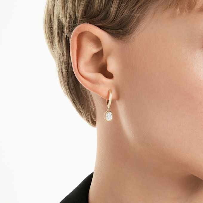 Orecchini pendenti ottagonali con diamanti sintetici da 1,0 carati in totale, forma ottagonale, oro giallo 14K Orecchini pendenti ottagonali con diamanti sintetici da 1,0 carati in totale, forma ottagonale, oro giallo 14K