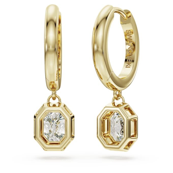 Orecchini pendenti ottagonali con diamanti sintetici da 1,0 carati in totale, forma ottagonale, oro giallo 14K Orecchini pendenti ottagonali con diamanti sintetici da 1,0 carati in totale, forma ottagonale, oro giallo 14K