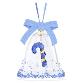 Ornamento a campana “Holiday Cheers Dulcis” blu
