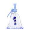Ornamento a campana “Holiday Cheers Dulcis” blu