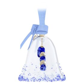 Ornamento a campana “Holiday Cheers Dulcis” blu