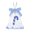 Ornamento a campana “Holiday Cheers Dulcis” blu