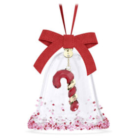 Ornamento a campana “Holiday Cheers Dulcis” rosso