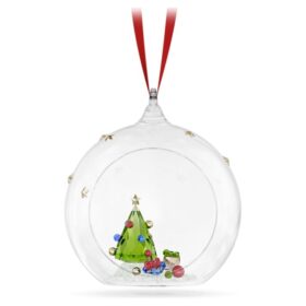 Ornamento a forma di palla con albero e regali “Holiday Cheers”