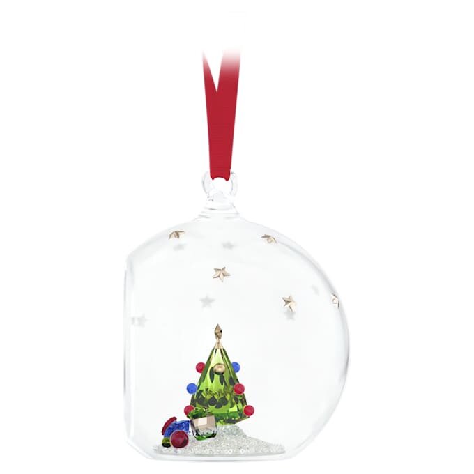 Ornamento a forma di palla con albero e regali “Holiday Cheers” Ornamento a forma di palla con albero e regali “Holiday Cheers”