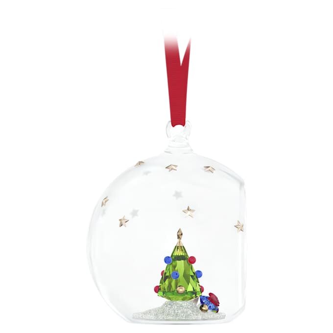 Ornamento a forma di palla con albero e regali “Holiday Cheers” Ornamento a forma di palla con albero e regali “Holiday Cheers”