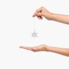 Ornamento a forma di stella Shimmer, medio
