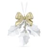 Ornamento “Holiday Magic” con foglie di agrifoglio