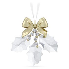 Ornamento “Holiday Magic” con foglie di agrifoglio