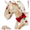 Ornamento natalizio “Holiday Cheers” a forma di cavallo a dondolo di pan di zenzero