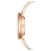 Orologio a bracciale Crystalline Swiss Made, bracciale in metallo, bianco, finitura color oro rosa Orologio a bracciale Crystalline Swiss Made, bracciale in metallo, bianco, finitura color oro rosa
