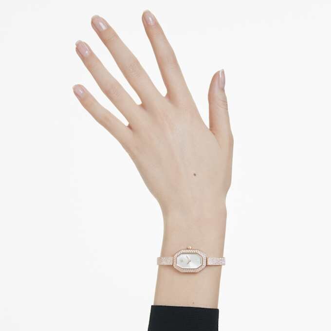 Orologio a bracciale Dextera Swiss Made, bracciale in metallo, finitura oro rosa Orologio a bracciale Dextera Swiss Made, bracciale in metallo, finitura oro rosa
