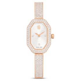 Orologio a bracciale Dextera Swiss Made, bracciale in metallo, finitura oro rosa