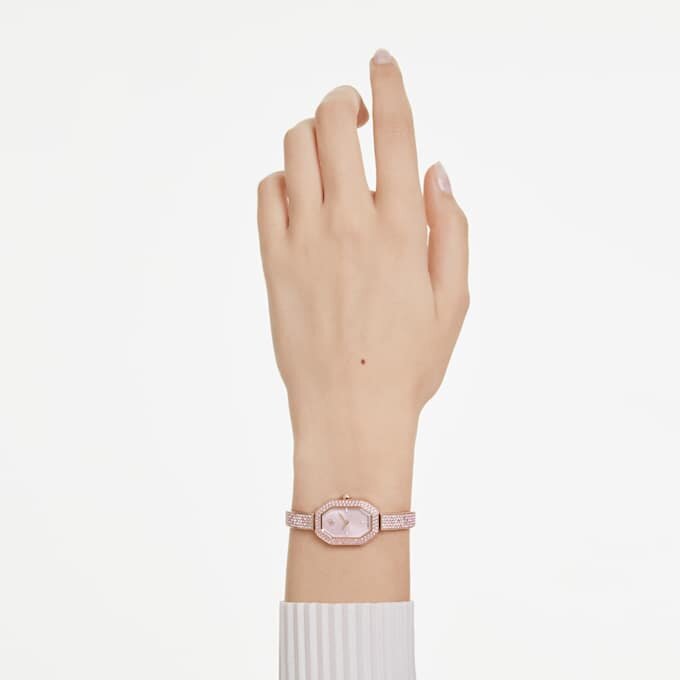 Orologio a bracciale Dextera Swiss Made, bracciale in metallo, rosa, placcato oro rosa Orologio a bracciale Dextera Swiss Made, bracciale in metallo, rosa, placcato oro rosa