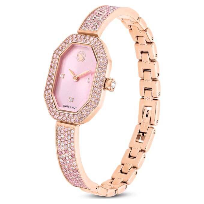 Orologio a bracciale Dextera Swiss Made, bracciale in metallo, rosa, placcato oro rosa Orologio a bracciale Dextera Swiss Made, bracciale in metallo, rosa, placcato oro rosa