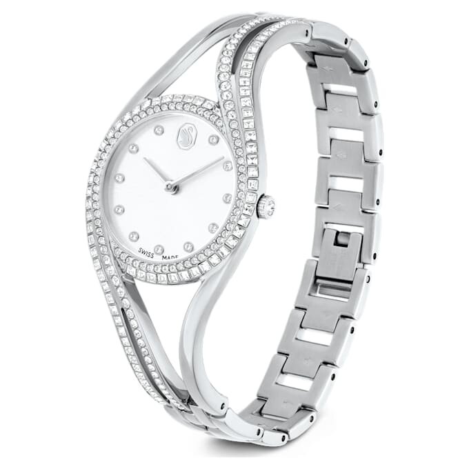Orologio a bracciale Hyperbola Swiss Made, bracciale in metallo, color argento, acciaio inossidabile Orologio a bracciale Hyperbola Swiss Made, bracciale in metallo, color argento, acciaio inossidabile