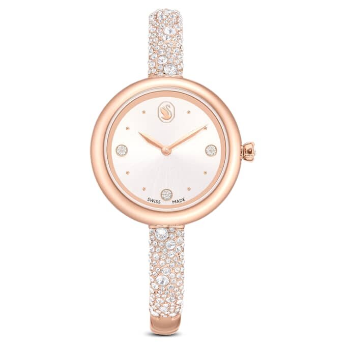 Orologio a bracciale Sublima, fabbricato in Svizzera, bracciale in metallo, finitura color oro rosa Orologio a bracciale Sublima, fabbricato in Svizzera, bracciale in metallo, finitura color oro rosa