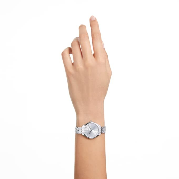 Orologio Attract Swiss Made, bracciale in metallo, color argento, acciaio inossidabile Orologio Attract Swiss Made, bracciale in metallo, color argento, acciaio inossidabile